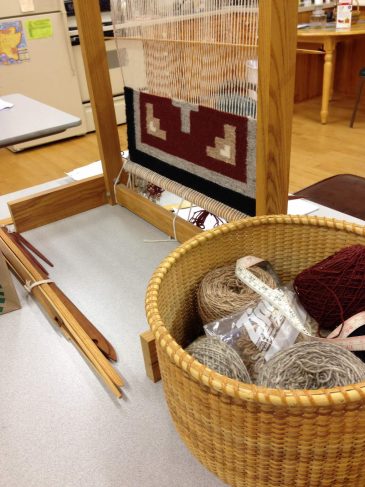 Navajo Loom and Wool