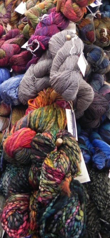 Colorful yarns