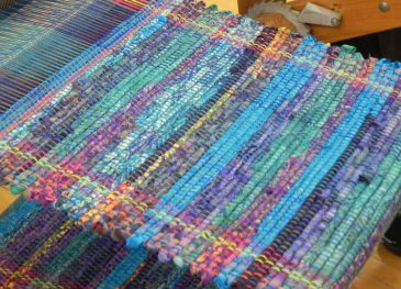 Rag Rug Weaving10