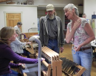 Weaving Class visit