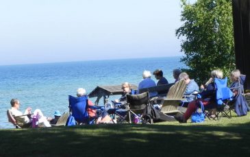 Knitting on Location Sunset Resort